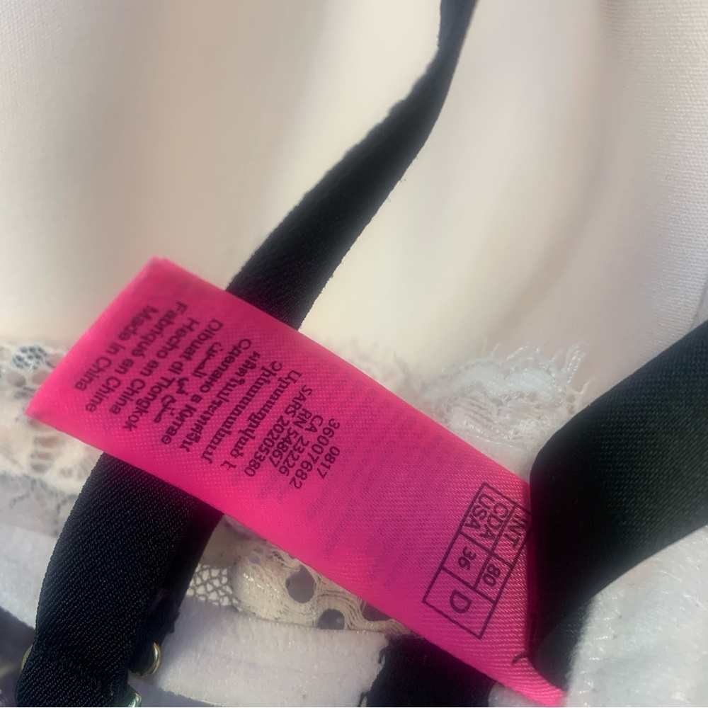 La Senza Adore Me Bundle 2 Bras Underwired Lace So Free Rhinestone Halter - Picture 11 of 12